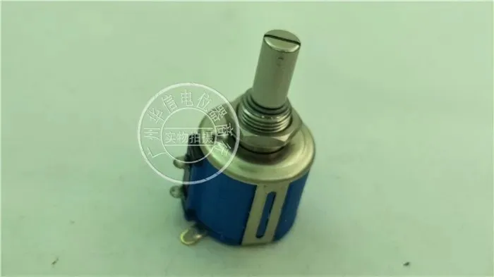 Celesc09085000-0003500 Euro 0.1% 10-turn multi-turn potentiometer shaft 6.4 mm