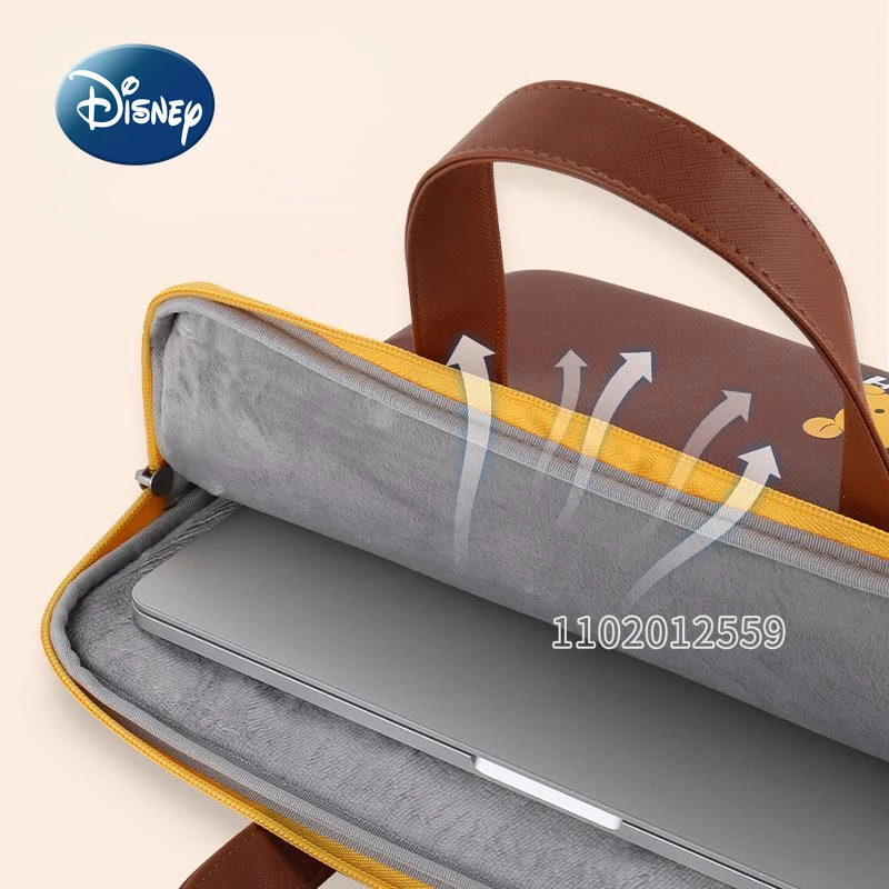 Disney-funda para portátil de marca de lujo para mujer, maletín de moda con dibujos animados, bolso informal de gran capacidad, Original, nuevo