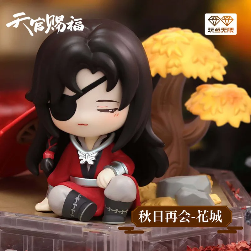 

Подлинная небесная официальная серия «Благословение четырех сезонов», слепая коробка, аниме-модель, коллекция Xie Lian Hua Cheng, орнамент, милый подарок