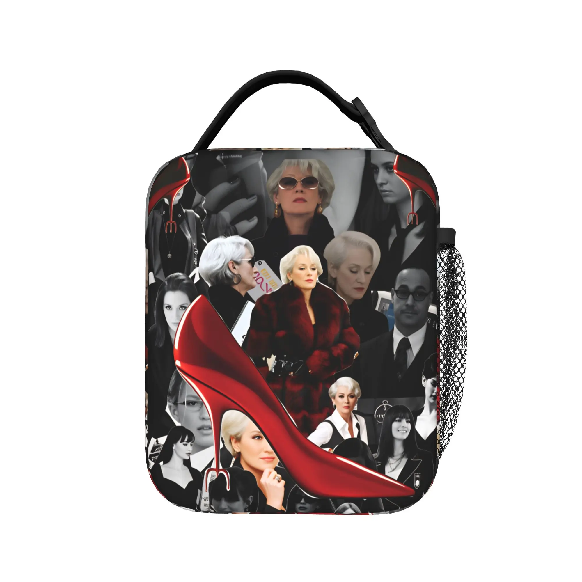 

The Devil Wears Pradad Lunch Bag School Convenient Tote Food Bags For Child Oxford Designer Cooler Bag