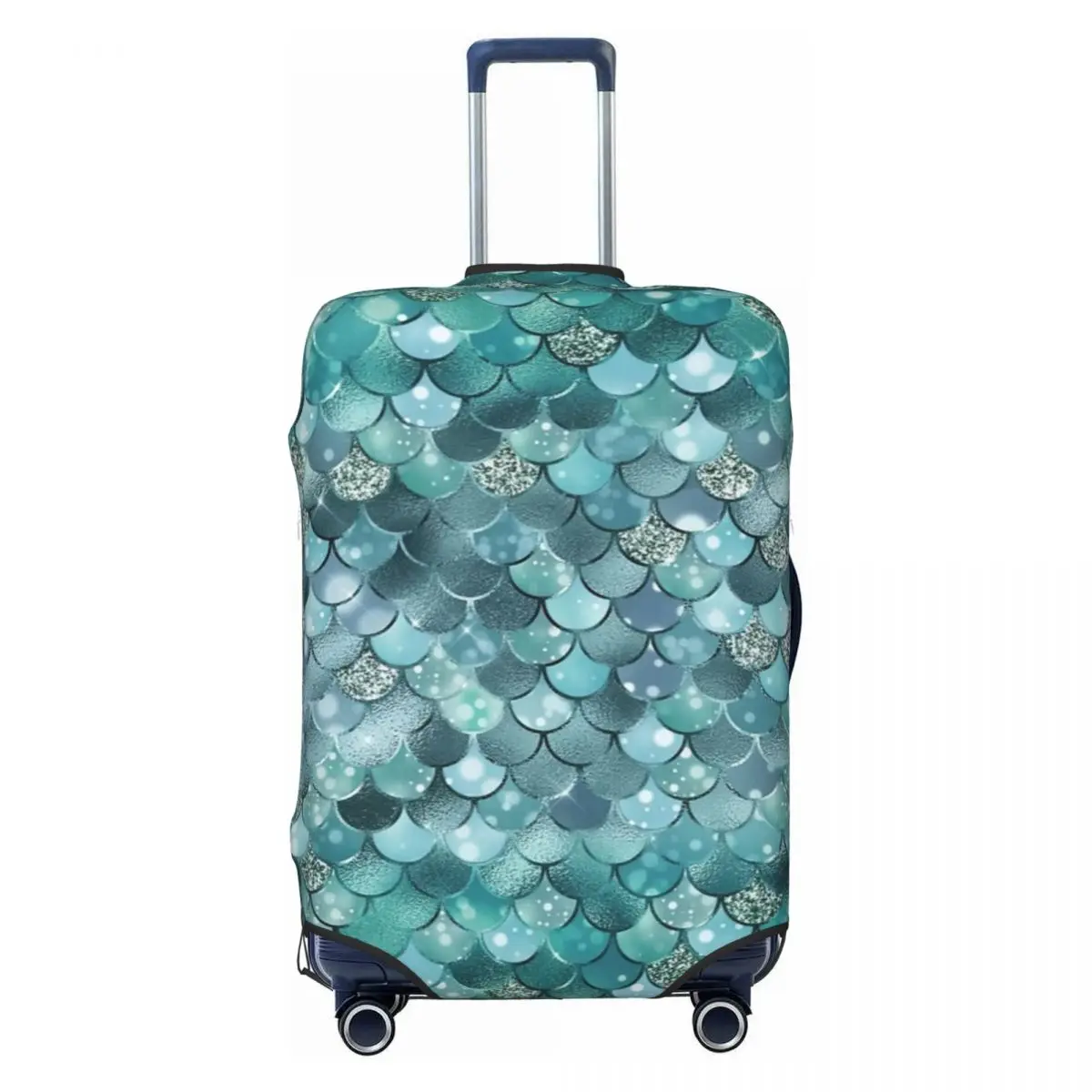 

Mermaid Bokeh Pattern Print Luggage Protective Dust Covers Elastic Waterproof 18-32inch Suitcase Cover Travel Accessories