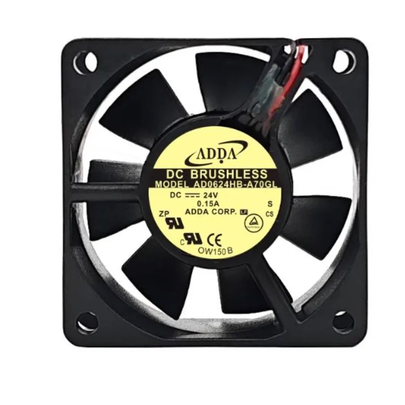 

Новый вентилятор для ADDA 6025 24 В 0,15 0,16 А AD0624UB/HB/XB-A70GL/A71GL охлаждающий вентилятор 60*60*25 мм