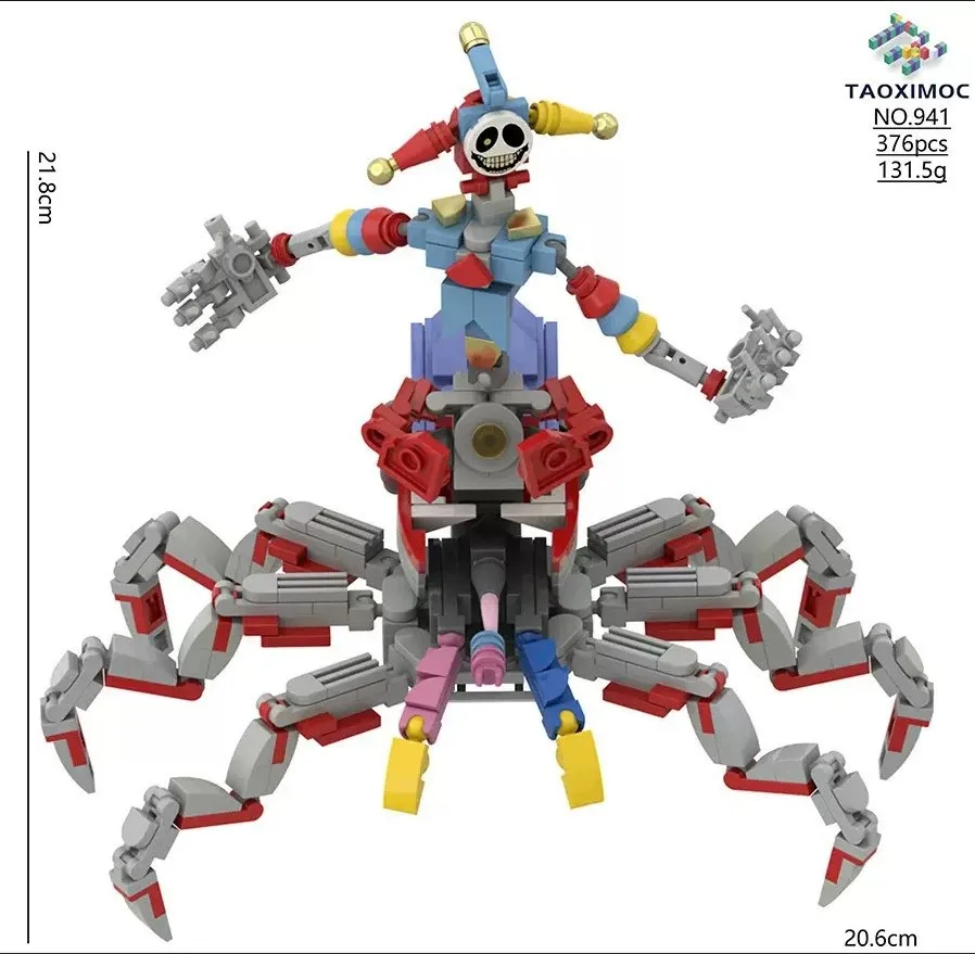 

2026 Assembly Small Particle Figurine Model Ornament Handmade Toy Releases Bobble Game Time 5 Joker Spider Building Block