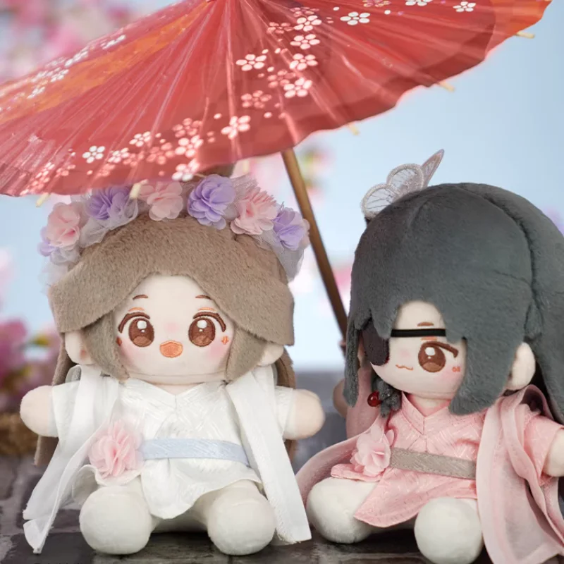 

Heaven Official's Blessing Figure Hua Cheng Xie Lian Action Figures Plush Doll Tian Guan Ci Fu Q Cute Sitting Baby Doll Toy Gift