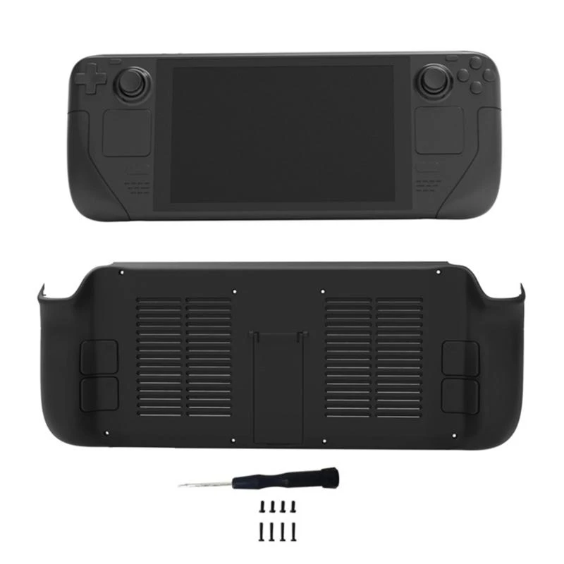 Game Console Greate Cover Cooling Housing anti-scratch for Steam Deck مع مسامير Kickstand و screwdriver