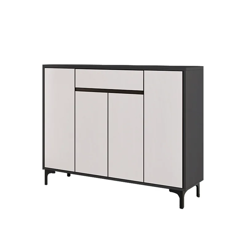 #All-aluminum Alloy Shoe Cabinet Household Door Porch Waterproof Sunscreen Balcony Cabinet Simple Modern Outdoor Locker Fixed W