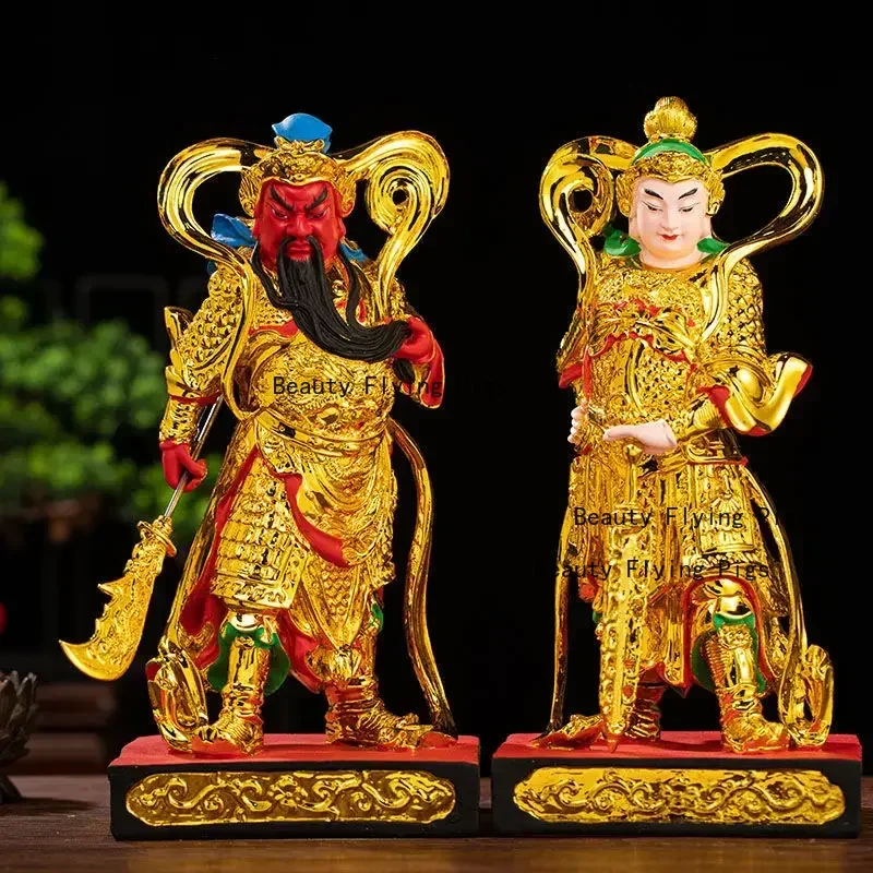 Resin Buddha Statue Buddhist Temple Supplies Pray for Auspiciousness Indoor Entrance Living Room Decorations Daily Gift Giving