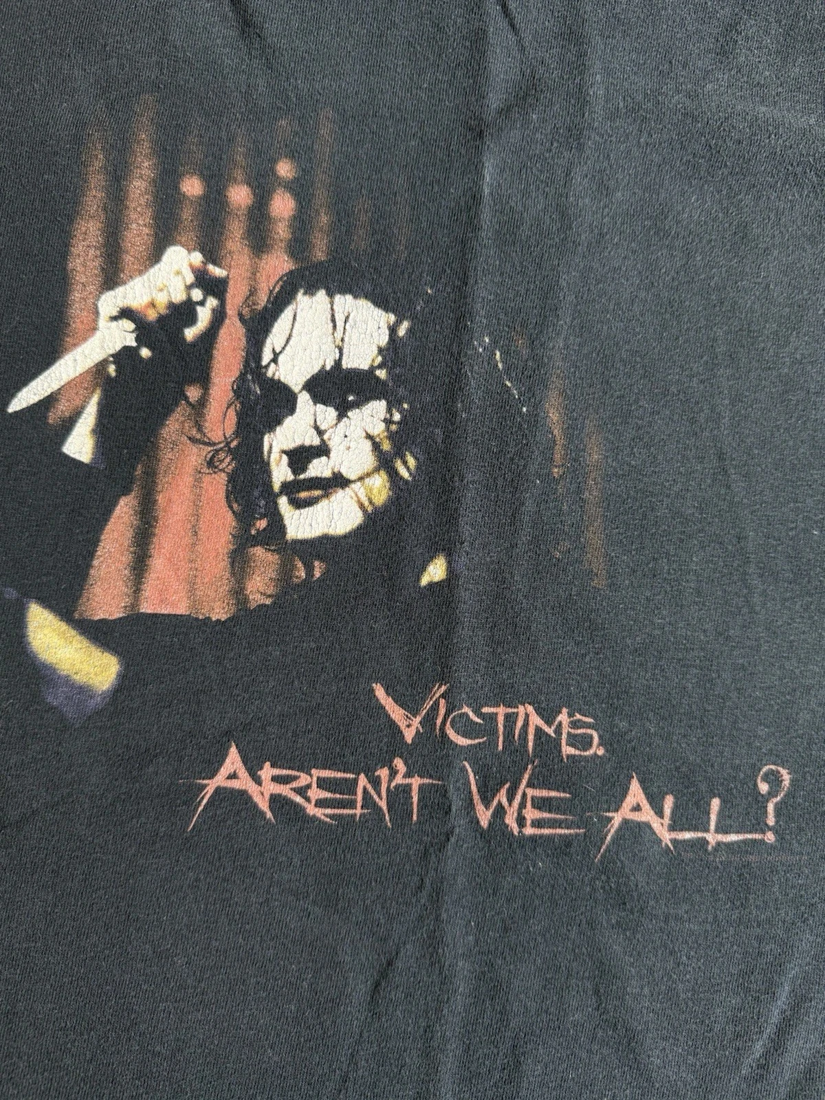 Vintage Y2K The Crow T Shirt S-4XL Movie Promo Brandon Lee Horror Comics Victims