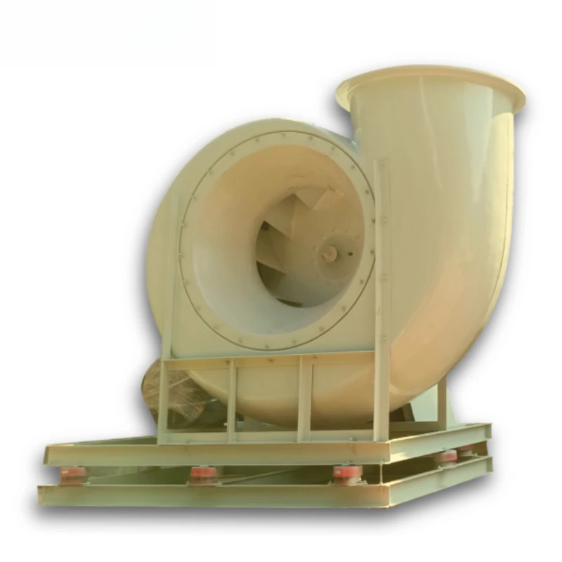 Steel industrial gas fan, centrifugal fan belt drive fiberglass exhaust ventilation