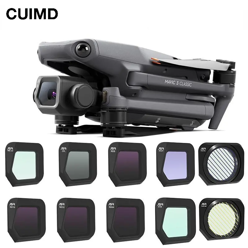 

For DJI Mavic 3 Classic Drone Camera Lens Filter UV/PL Neutral Density ND/PL8/16/32/64 Protector Accessories Mavic3 ClassSet Kit