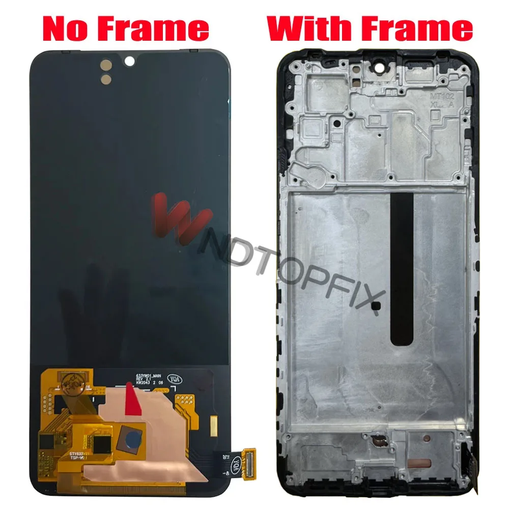 OLED For Oppo Vivo V21 5G LCD V2050 Display Touch Screen Digitizer Assembly Replace 6.44