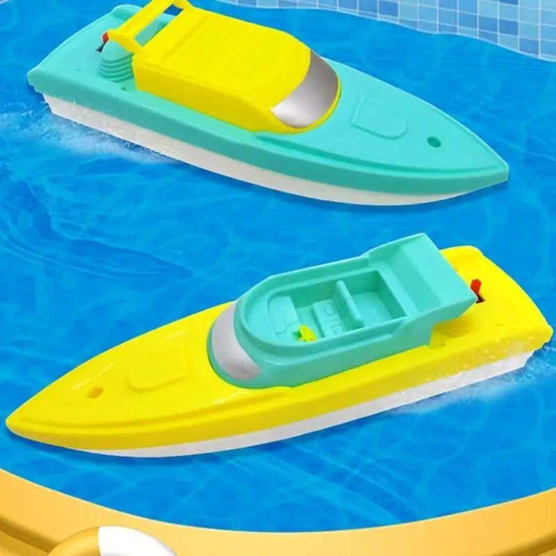 

97BC Water Table Bathtub Tub Toy Battery Operated Toy Boat Educational Toy Gifts