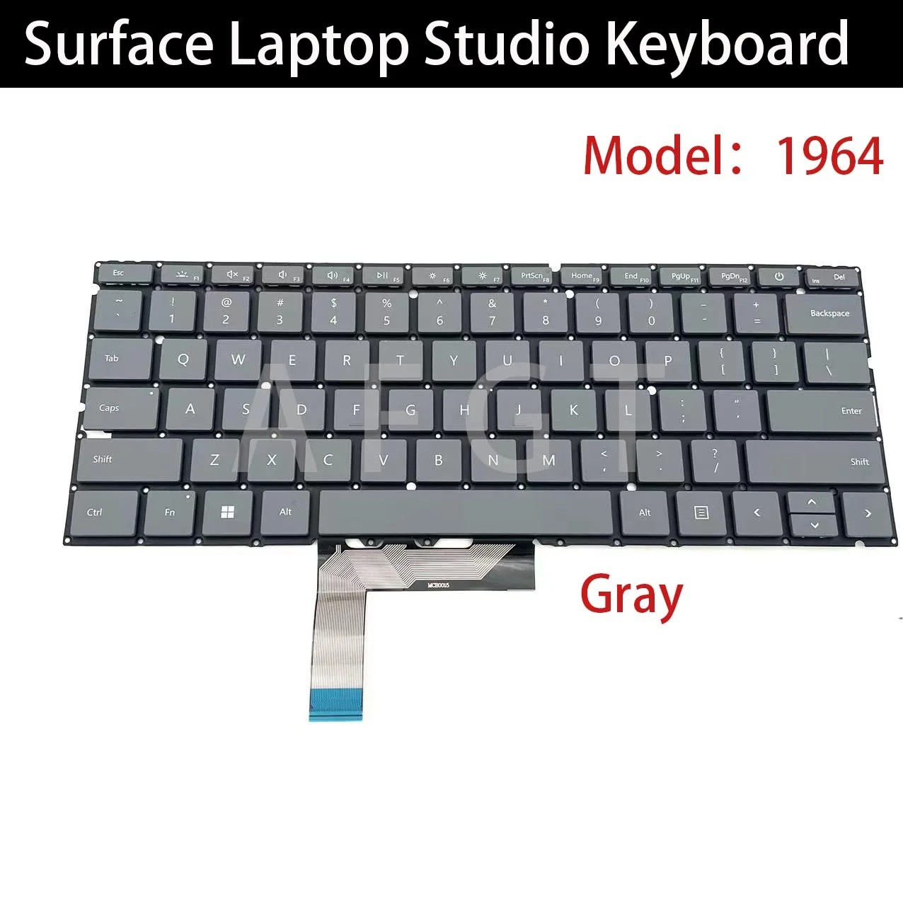 

Original Keyboard For Microsoft Surface Laptop Studio 1964 14.4Inch Replacement Keyboard US Version Gray