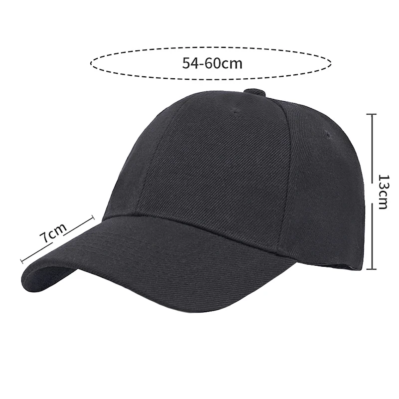 CAMOLAND Unisex Hat Plain Curved Sun Visor Hat Outdoor Baseball Cap Solid Color Fashion Adjustable Leisure Caps Men Women