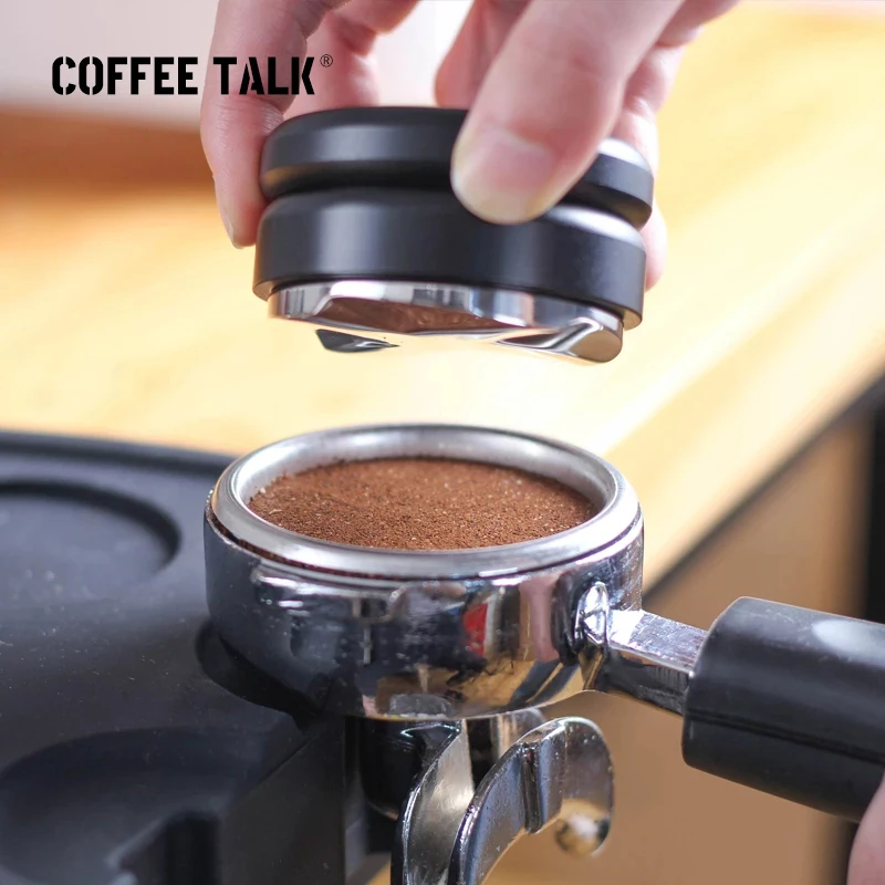 58mm Coffee Distributor Espresso Tool Tamper Offers Level Tamping Surface Distribution Of Ground Coffee Press Powder Hammer