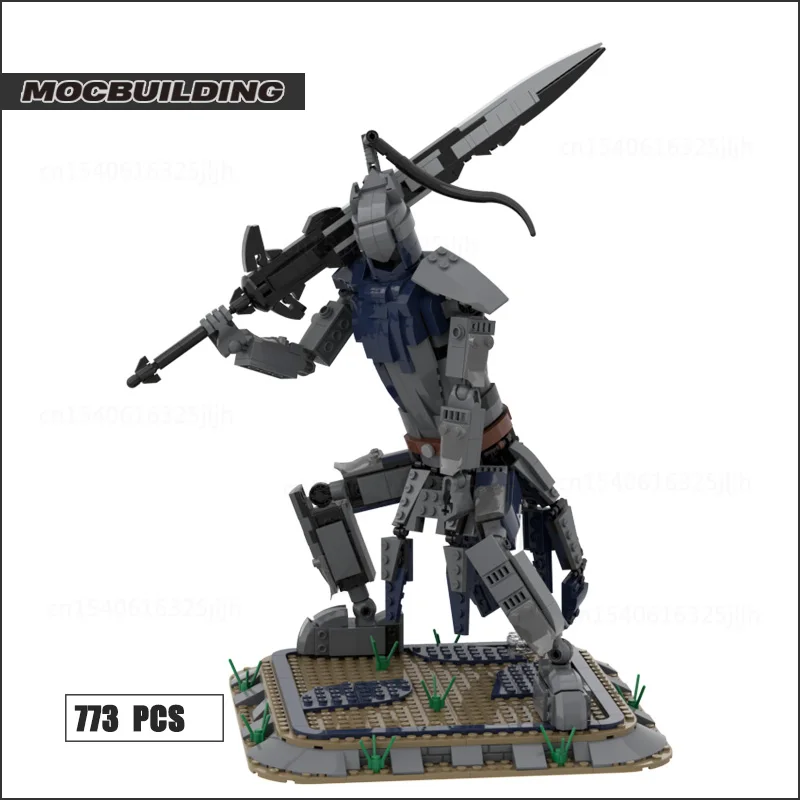 Dark MOC Souls Building Blocks Walker Model DIY Assembly Technology Bricks Collection Display Toys Children Gifts