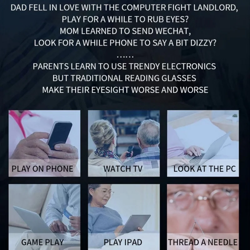 2 قطعة نظارات القراءة الضوئية المضادة للضوء الأزرق للرجال إطار كبير تغيير لون مد البصر نظارات خفيفة للغاية للجنسين