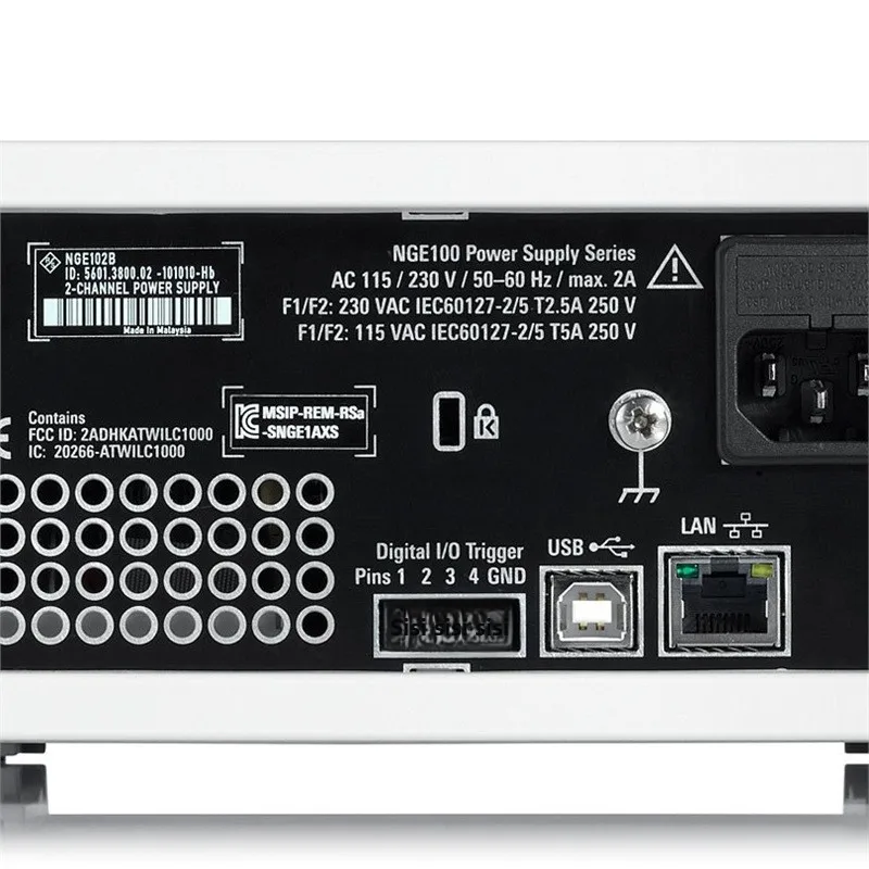 Rohde & Schwarz Instrumentation NGE100B DC Power Supply 100W 32V 3A 2/3 Channel Made in Germany for R&D & Production Testing