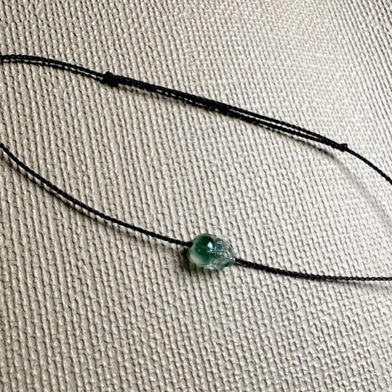 Jade Pixiu Bracelet Braided Bracelet For Women Men Wealth Good Luck Green Gemstone Stone Natural Jewelry Gifts