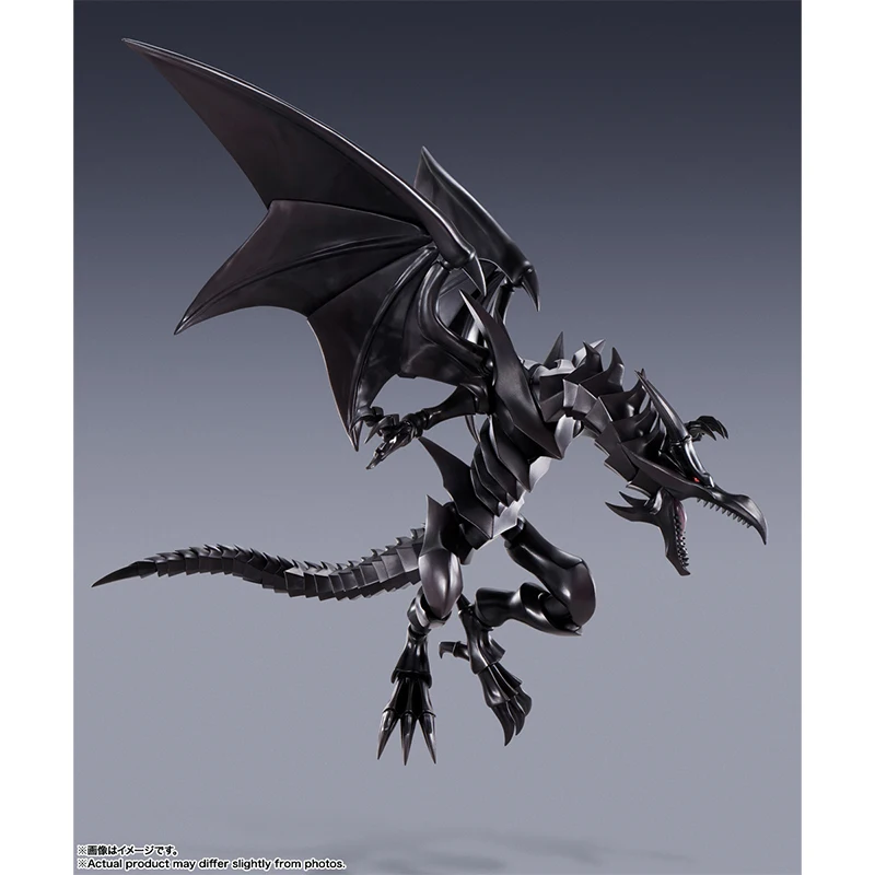 Bandai S.H.MonsterArts SHM 22CM Red-Eyes Black Dragon YU GI OH Action Figure Action Figure Model Toy Gifs