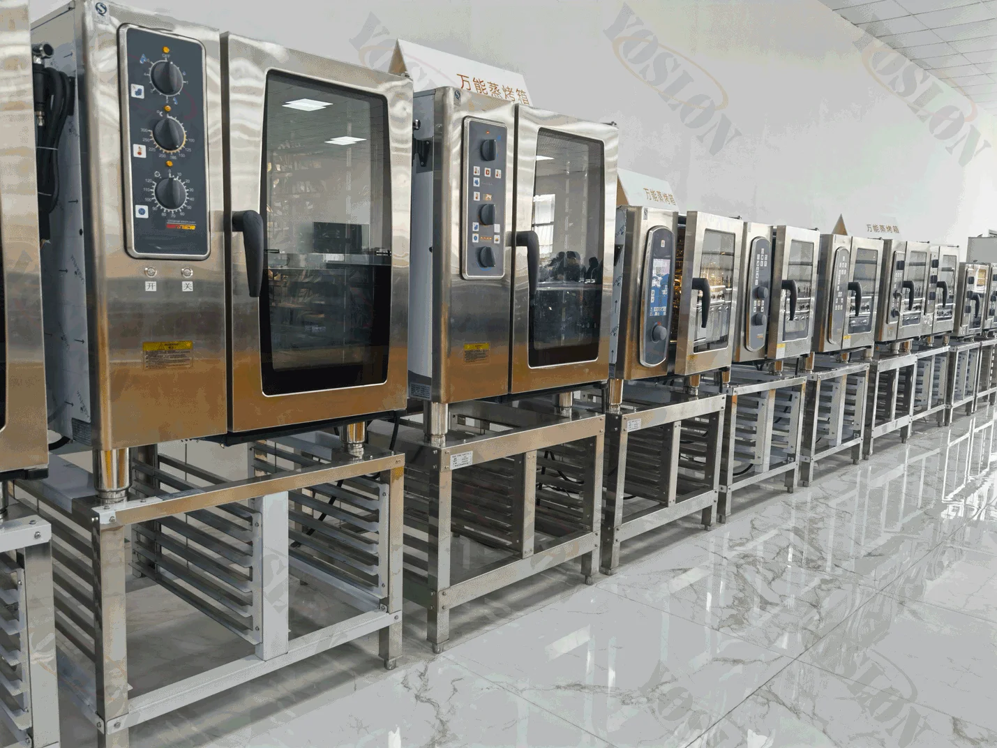 YOSLON فندق مطعم التجارية كومبي فرن 6 صينية باخرة الصناعية الخبز الدجاج بطة خبز فرن الخبز معدات المخابز