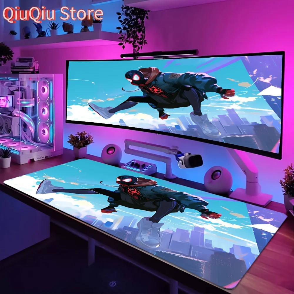 1pc Large Size Computer Desk Mat, Suitable for Gamers, High-Definition Gaming Mouse Pad, Marvel Style Series S-Spiderman Theme P