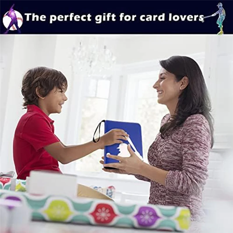 

Trading Card Holder Sports Card Holder With Sleeve, For Collecting Trading Card Album, Binder-Y41A