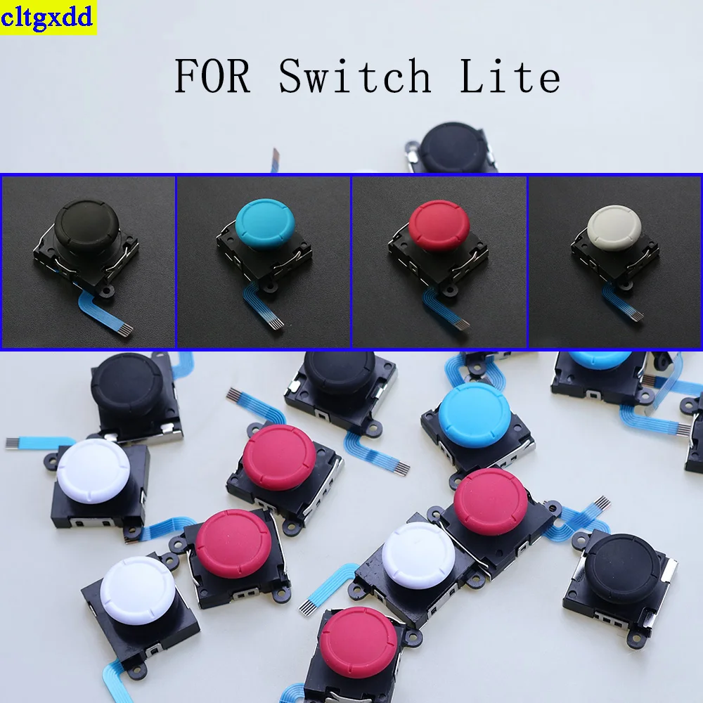 

Cltgxdd 1piece FOR Switch Lite controller 3D simulation joystick FOR Switch Joy Con controller original left and right joysticks