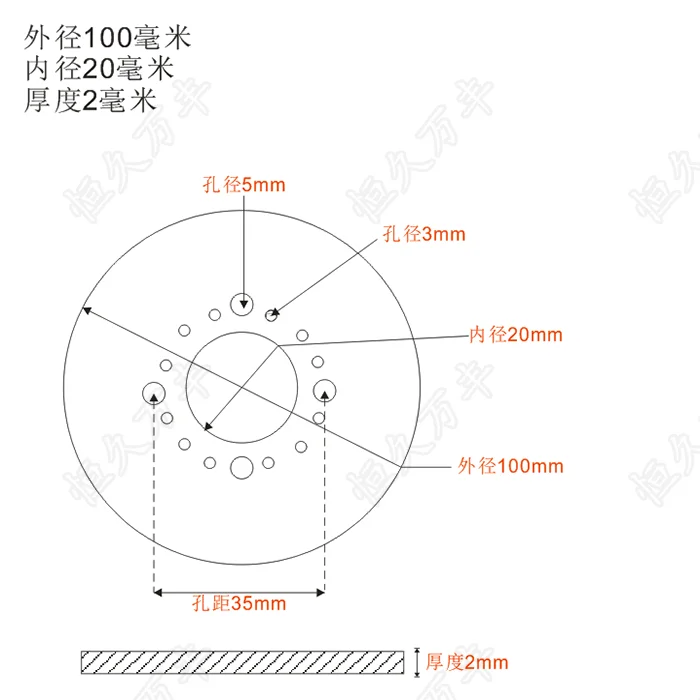 高品質のステンレス鋼ディスク,360度スケール,小型,100 #20 #2