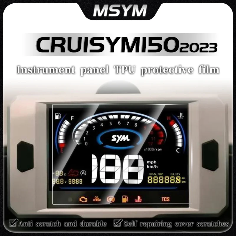 For SYM CRUISYM150 Cruisym150 2023 Motorcycle Accessories Cluster Scratch Protection Film Screen Protector Instrument film