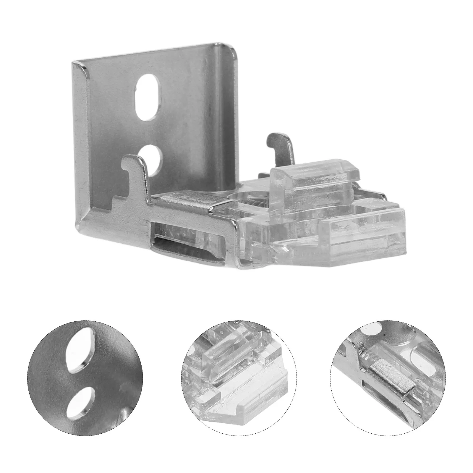 Blind Brackets Aluminum Alloy Plastic Stable Mounting Clips for Window Blinds Cellular Pleated Mini Blinds Hold Down Cord Cleats
