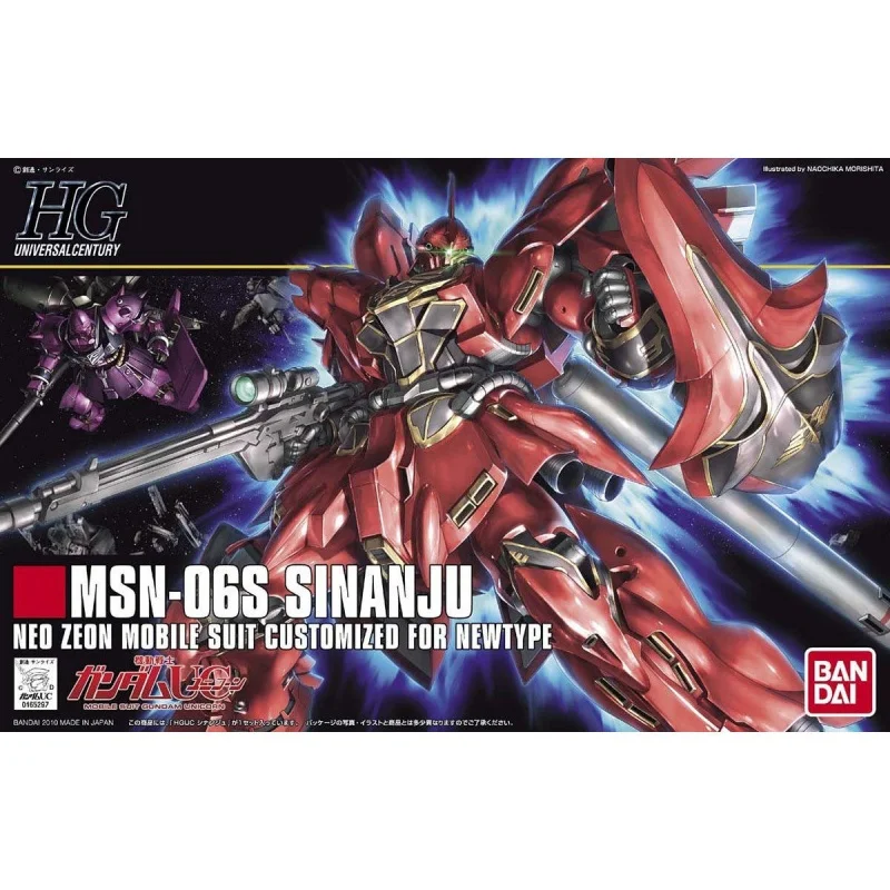 

В наличии: Оригинальная модель Bandai HGUC 1/144 Gundam Sinanju, новая, в коробке, фигурка аниме-персонажа, игрушка-модель для сборки.