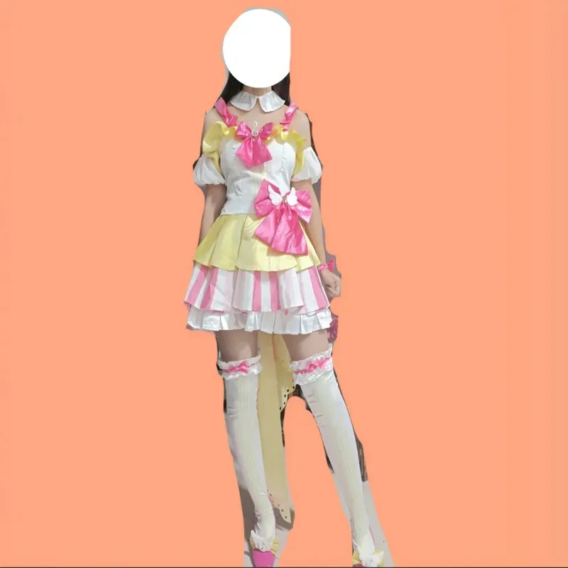 أزياء ماناكا لالا التأثيرية أنيمي بريبارا باروكة لالا فستان الأميرة للفتيات بدلة للبالغين لحفلات الهالوين ملابس لعب الأدوار للمرأة