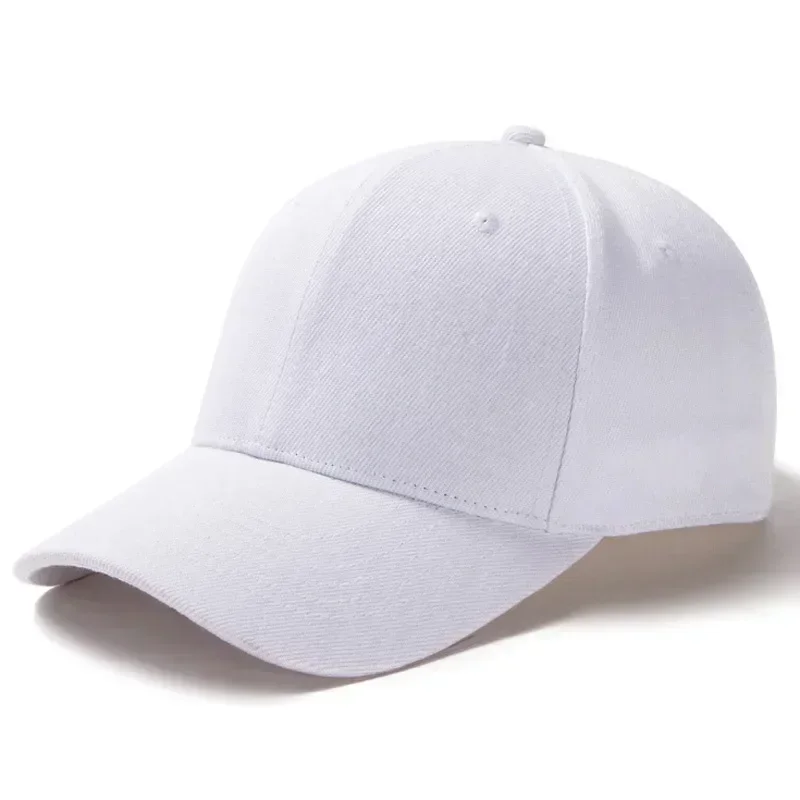 Casquette de baseball unisexe solide à 6 panneaux, chapeau d\'été pour hommes et femmes, bord incurvé, réglable, rouge, blanc, violet, gris, noir, 03