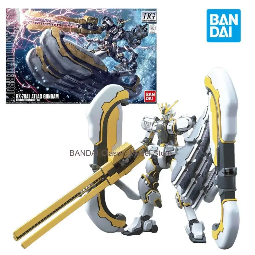 

Конструктор Bandai HG 1/144 ATLAS GUNDAM: Фигурка мобильного костюма Rx-78AL Atlas Gundam, модель для сборки, подарок