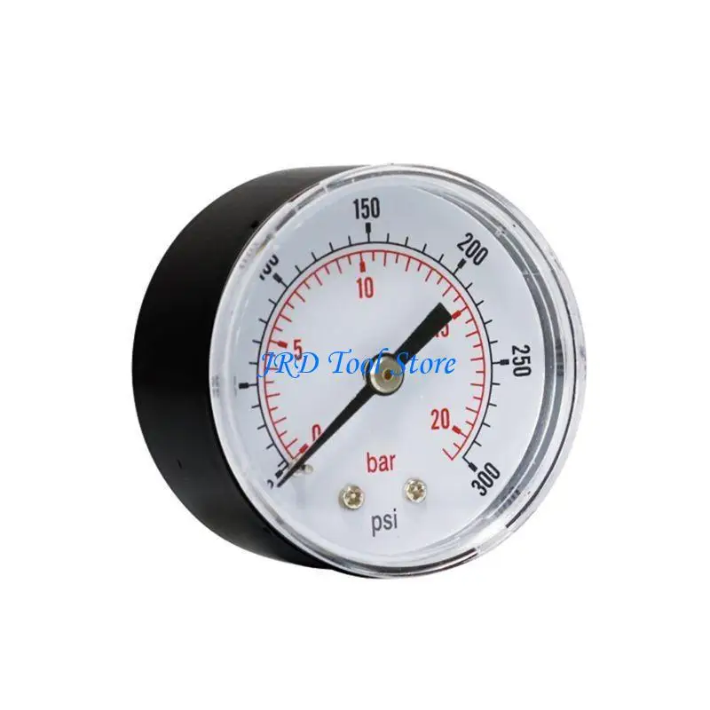 A2UD มาตรวัดความดันมืออาชีพ 52 มม. หน้าปัด 1/4 "แนวนอน BSPT 0/15,30,60.100,160,300 psi & bar