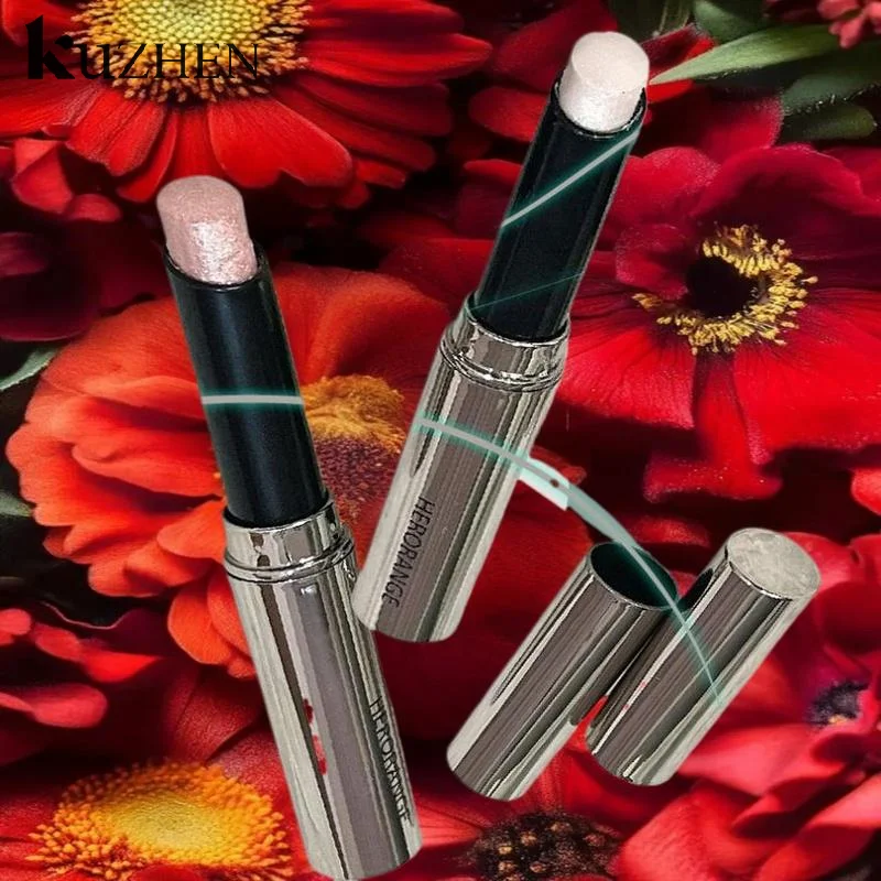 【HERORANGE 】قلم تظليل عيون لامع طبيعي لامع أبيض اللون لتظليل العيون وتظليل كونتور ومكياج الوجه #2