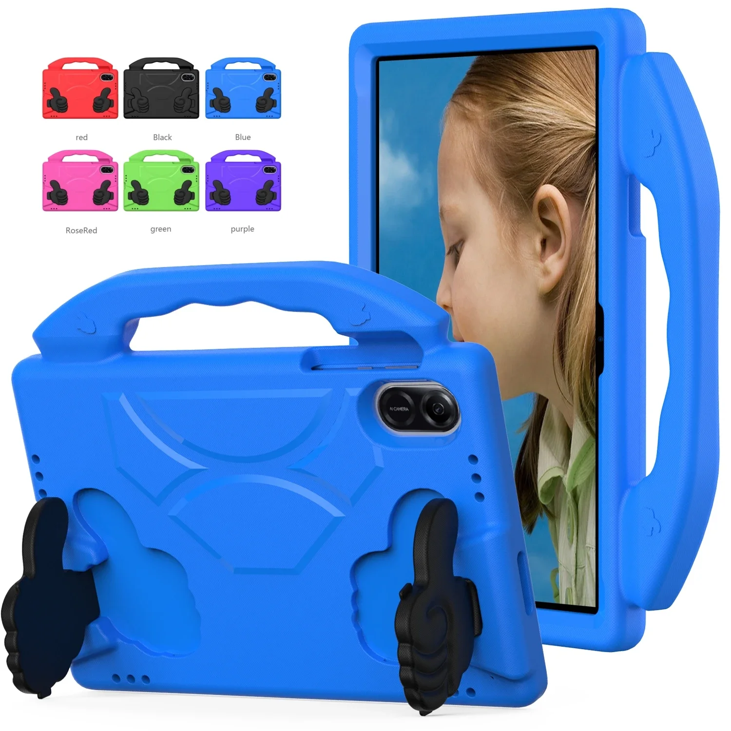 Etui dla dzieci do Huawei Honor Pad X9 X 9 Etui 11,5 cala 2023 Śliczna podstawka EVA Kickstand Wstrząsoodporna obudowa tabletu do Honor Pad X8 Pro