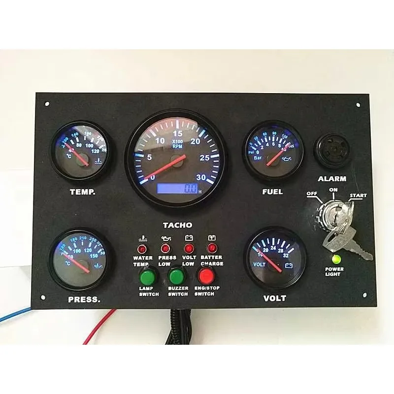 Customize Engine Car Motorcycle Instrument Cluster Gauge Meter Panel Dashboard For Marine Boats Ship