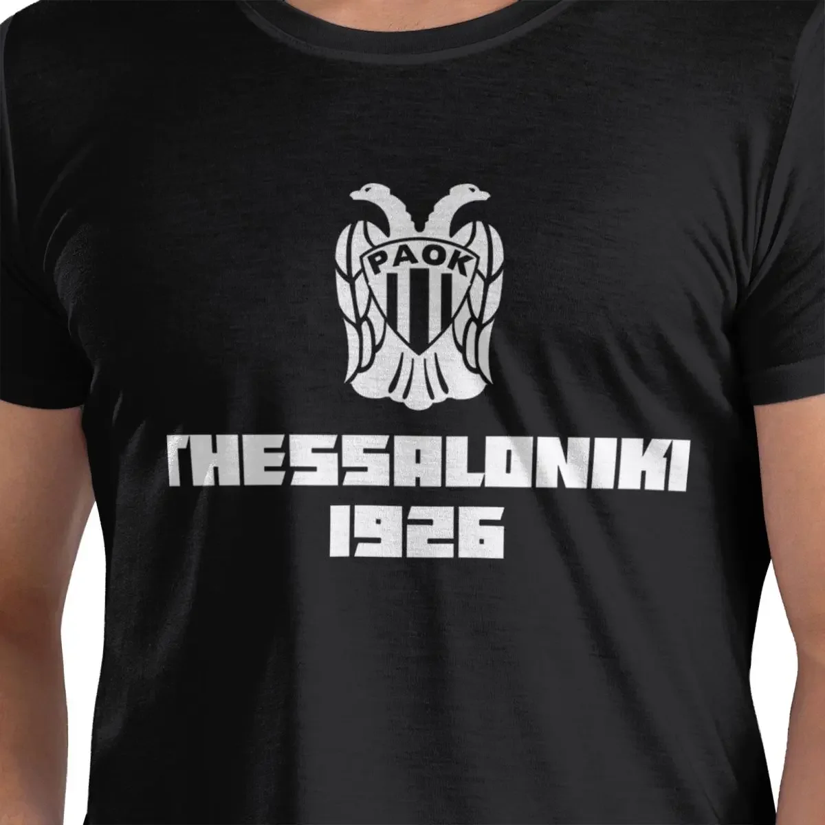 

Футболка Paok Thessaloniki Ultras Hooligans из 100% хлопка, мужские забавные футболки, мужские футболки с круглым вырезом и коротким рукавом, S-6XL