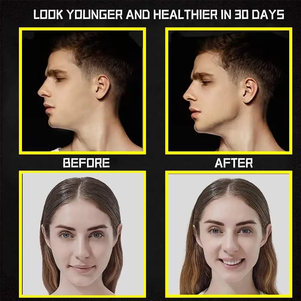 Face Exerciser For Men Women Resistance Levels Silicone Tablet Powerful Jaw Trainer Slims Tones The Face