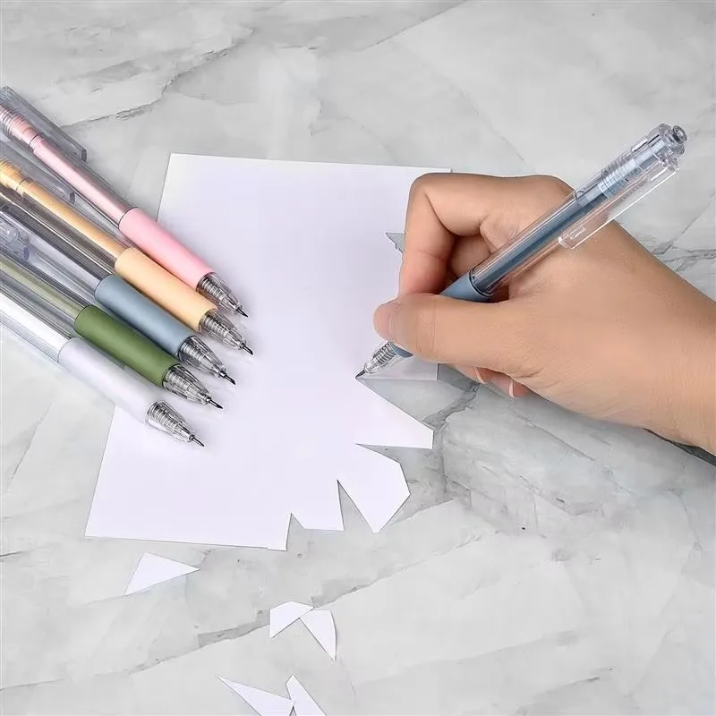 1/2/5/10Pcs Precision Paper Cut Knife Pen - Refillable Utility Blade For Scrapbooking, Sticker Cutting & DIY Crafts