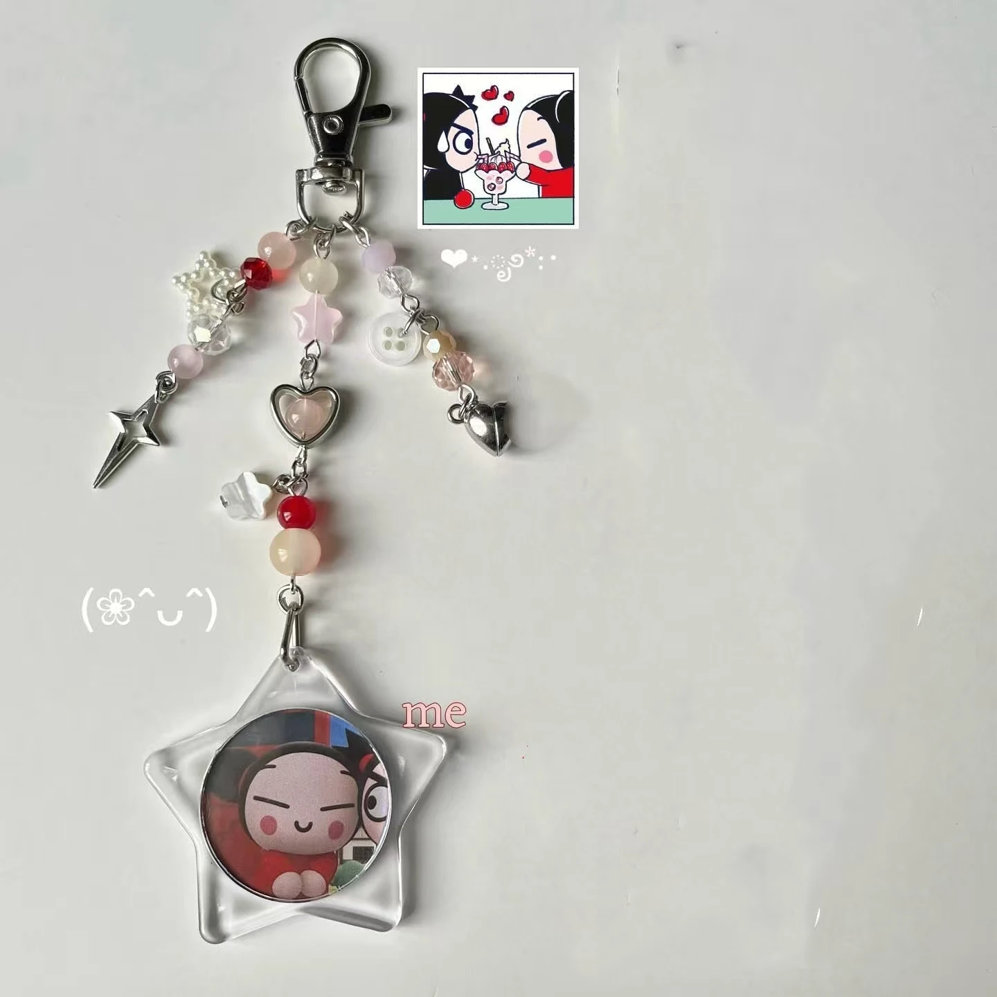 Pucca & Garu couple key chain