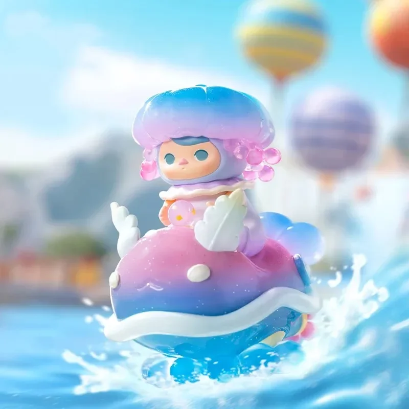 

POP MART Dimoo Water Party Series Blind Random Box Toys Surprise Guess Bag Action Figure Cartoon Model Mystery Box Girls Gift