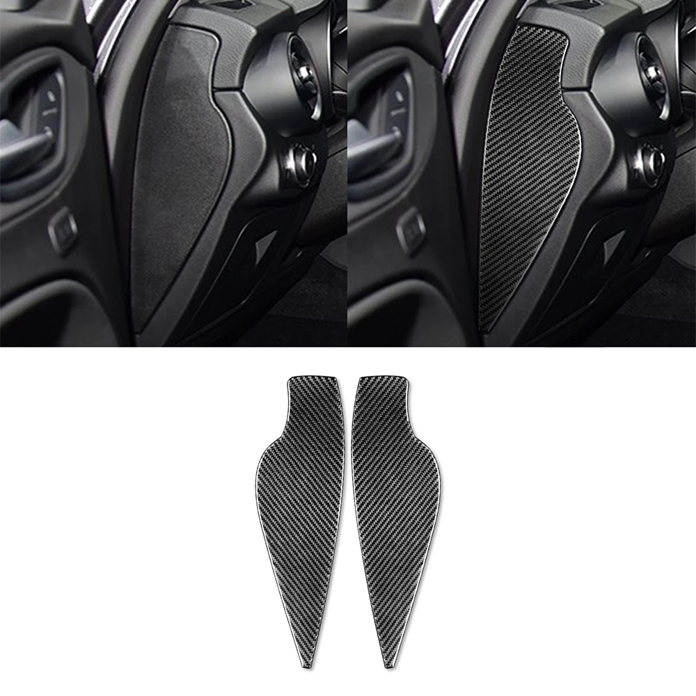 Car Interior Front Groove Decoration Sticker Cover Trim for Stelvio 2016 2017 2018 2019 2020 2021 2022 Accessories Carbon Fiber