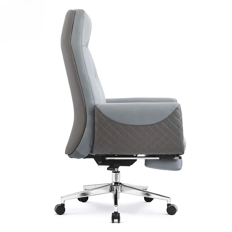 Design Executive Footrest Office Manager CEO Chair Comfortable Leather Office Chair