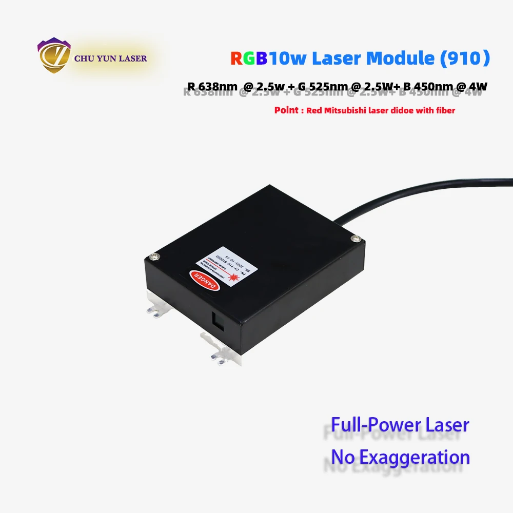 rgb10w laser module with good beam for laser light parts TTL & ANALOGUE laser show lamp