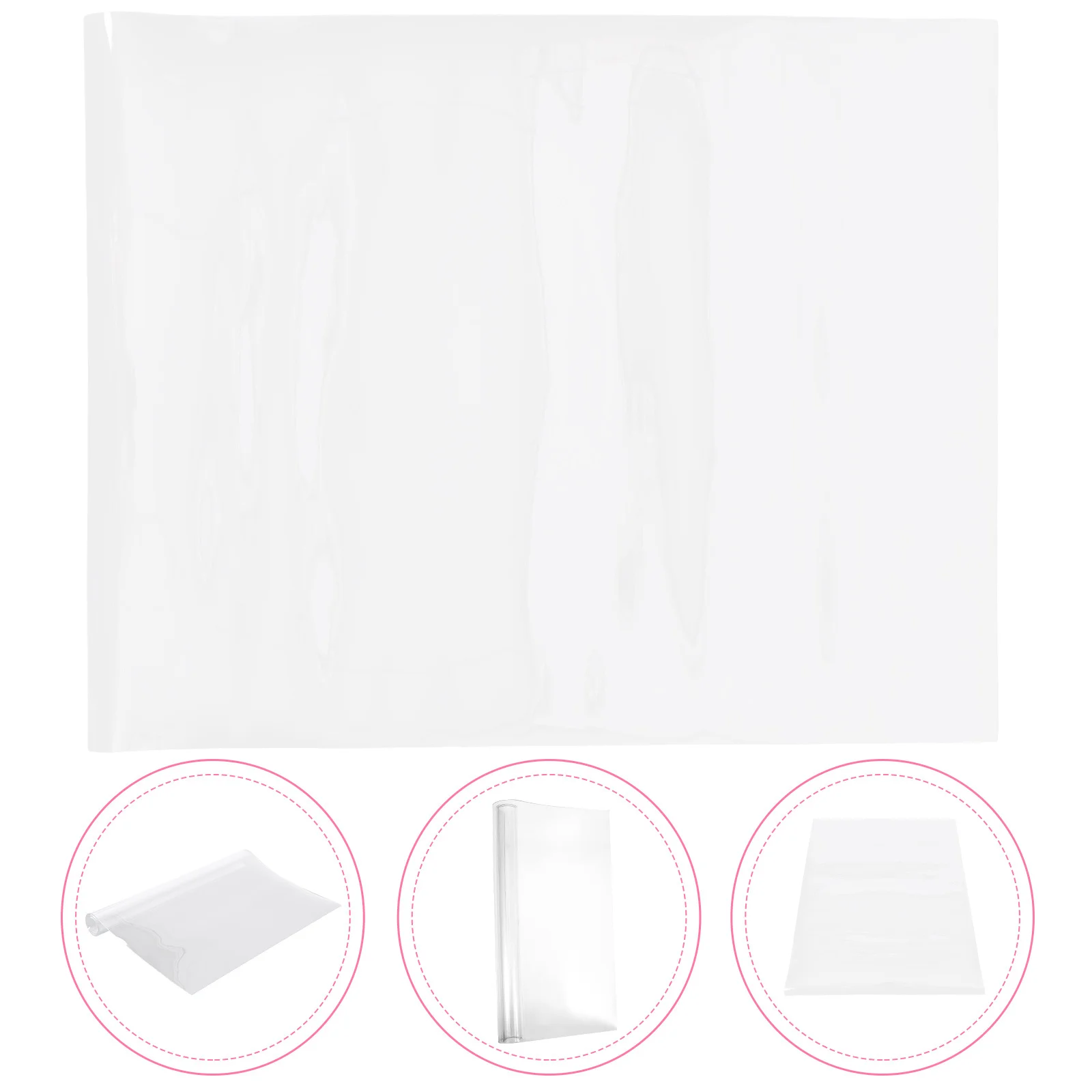 حصيرة حماية السجاد البلاستيكية الشفافة المقاومة للانزلاق لمدخل غرفة النوم وطاولة القهوة وواقي سجادة الأرضية