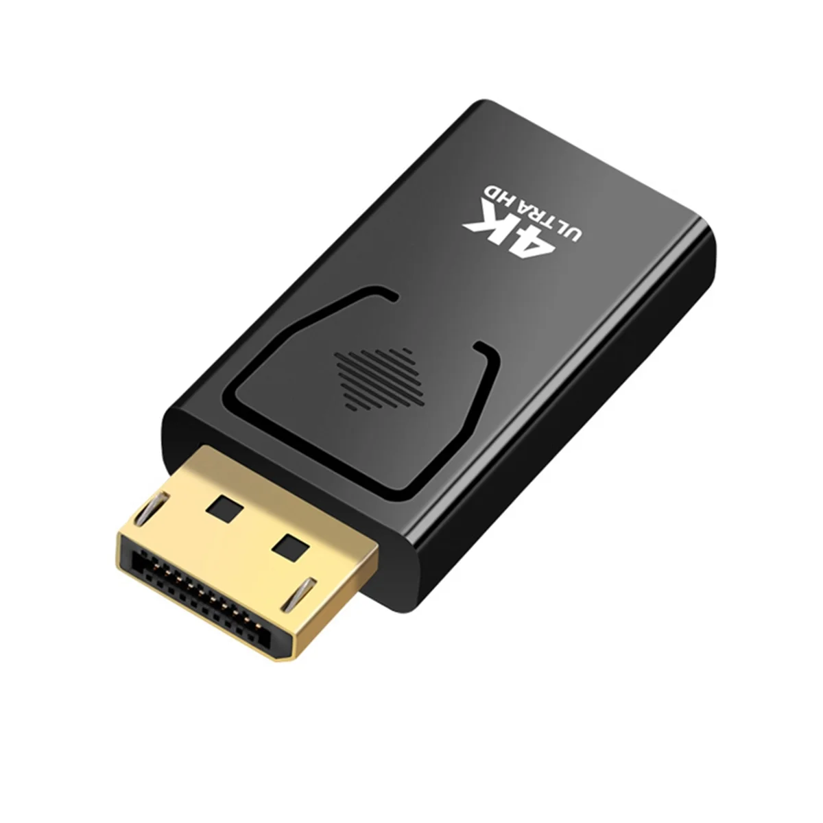 Adaptador de vídeo compatível com Dp para HDMI, Displayport macho para compatível com HDMI, conversor de computador TV para PC e TV