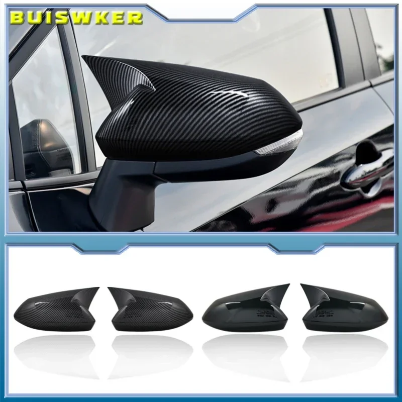 

Side Wing Rearview Mirror Cover Cap For Toyota Corolla 2019 2020 Carbon Black high quality types